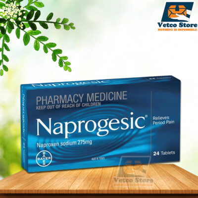 Naprogesic Naproxen Sodium275g - Viên Uống Giảm Đau Bụng Kinh Nguyệt 24 Viên