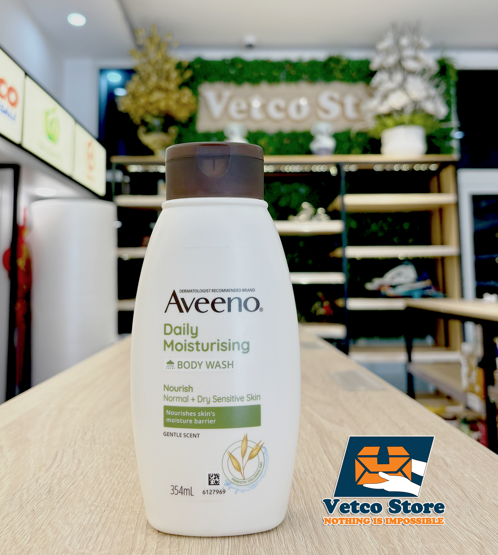 Sữa Tắm Aveeno Daily Moisturising Body Wash Nourish Normal Dry Sensitive Skin Gentle Scent 354ml2