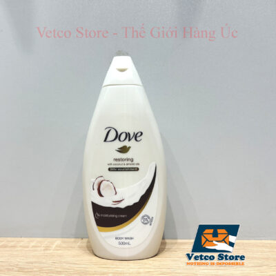 Sữa Tắm Dove Retorising With Coconut Almond Oil 500ml3