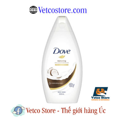 Sữa Tắm Dove Retorising With Coconut Almond Oil 500ml5