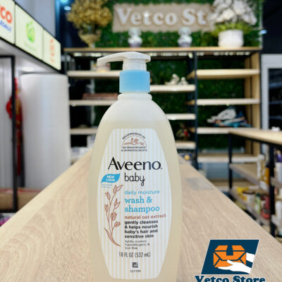 Sữa Tắm Gội Aveeno Baby Daily Moisture Wash Shampoo Natural Oat Extract 532ml4
