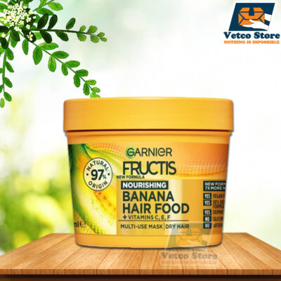 Ủ Tóc Garnier Fructis Nourishing Banana Hair Food 390ml