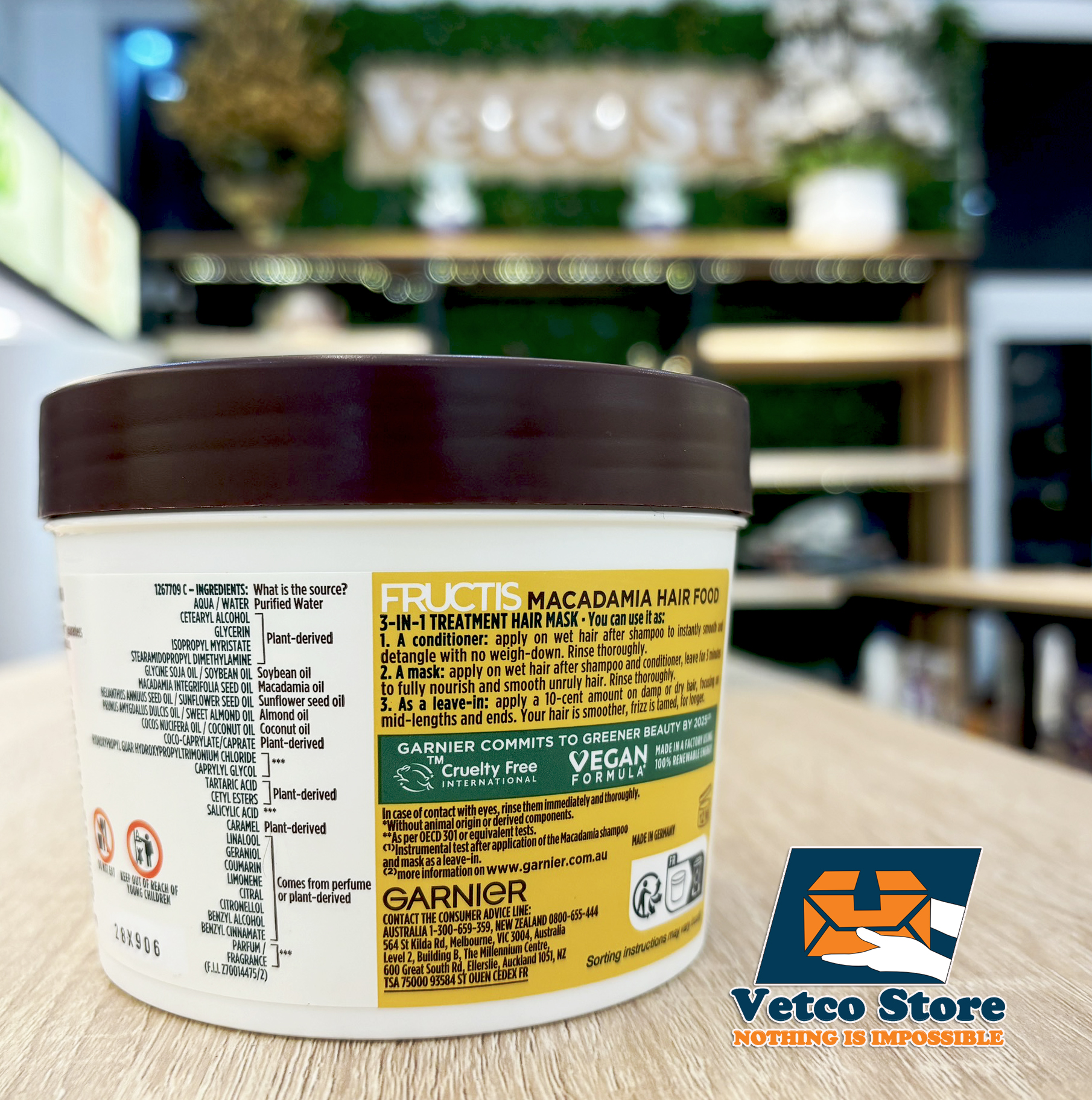 ủ tóc garnier fructis macadamia3