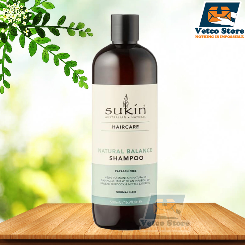 Dầu Gội Đầu Dưỡng Ẩm Cân Bằng Tự Nhiên Sukin Haircare Natural Balance Shampoo 500ml