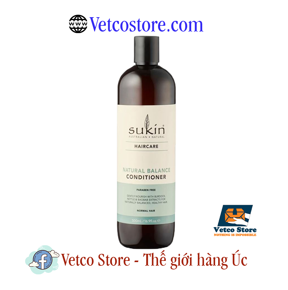 Dầu Xả Sukin Haircare Natural Balance Conditioner 500ml1