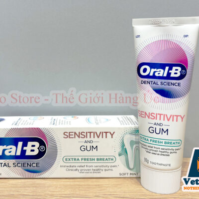 Kem Đánh Răng OralB Dental Science Sensitivity And Gum Extra Fresh Breath 90g2