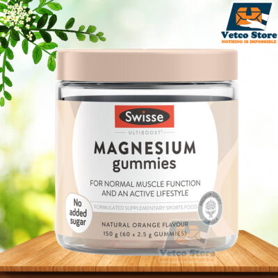Kẹo Dẻo Bổ Sung Magnesium Swisse 60 Viên