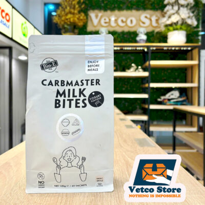 Kẹo Gỉam Cân Carbmaster Milk Bites 120g1
