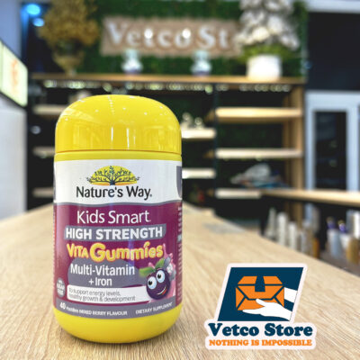 Natures Way Kids Smart Vita Gummies Multi Vitamin iron 40v2