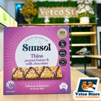 Ngũ Cốc Dạng Thanh Sunsol Thins Peanut Butter Milk Chocolate 105g2
