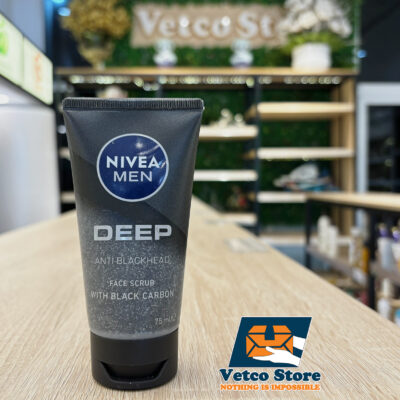 Nivea Men Deep Anti Blackhead Face Scrub With Black Carbon 75ml2