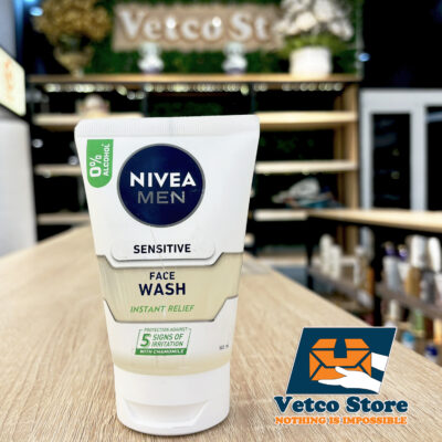Nivea Men Sensitive Face Wash Instant Relief 100ml3