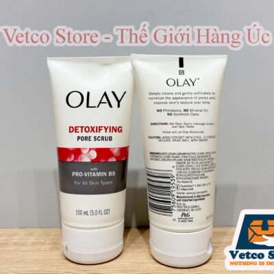 Sửa Rửa Mặt Olay Detoxifying Pore Scrub With Pro Vitamin B5 150ml1