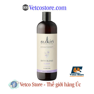 Sữa Tắm Sukin Aromatherapy Sleep Bath Blend 500ml1