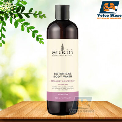 Sữa Tắm Sukin Botanical Body Wash Bergamot & Patchouli 500ml