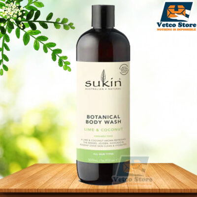 Sữa Tắm Sukin Botanical Body Wash Lime & Coconut 500ml