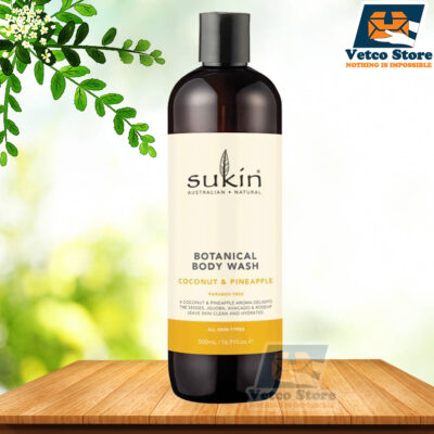 Sữa Tắm Sukin Botanical Body Wash Pineapple & Coconut 500ml