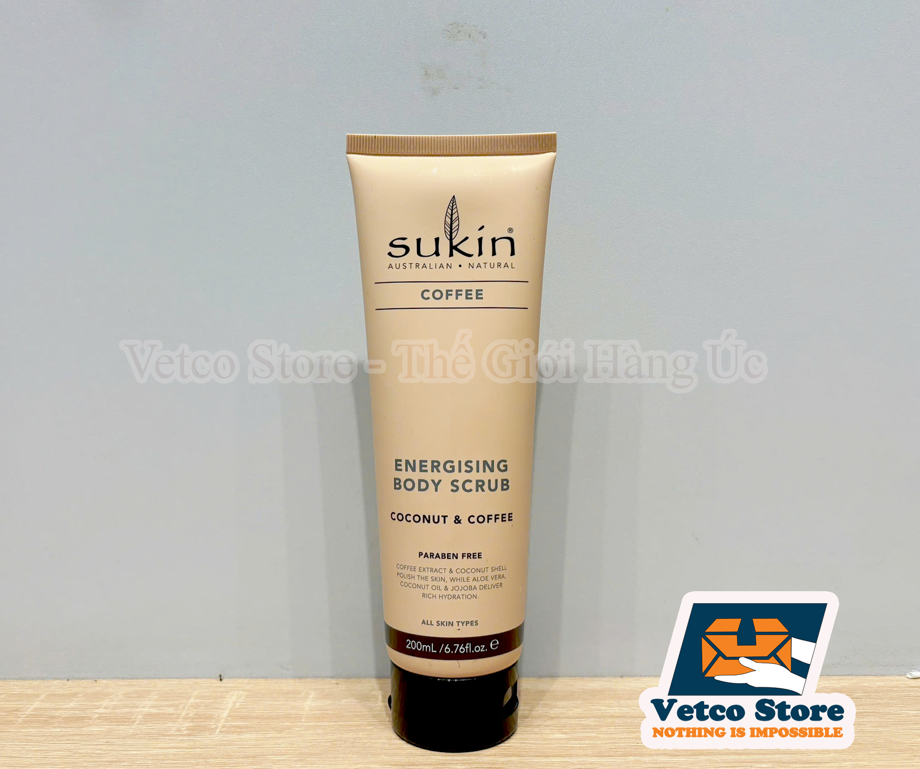Tẩy Tế Bào Chết Toàn Thân Sukin Energising Body Scrub Coconut Coffee 200ml2