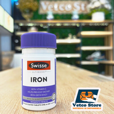 Viên Uống Bổ Sung Sắt Swissw Ultiboost Iron 30 Viên3