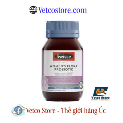 Viên Uống Men Phụ Khoa Swisse Women Flora Probiotic 30v1