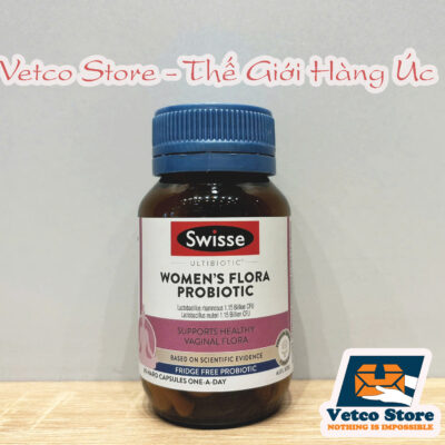 Viên Uống Men Phụ Khoa Swisse Women Flora Probiotic 30v2