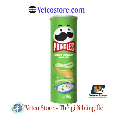 Bánh Khoai Tây Pringles Sour Cream Onion 134g4