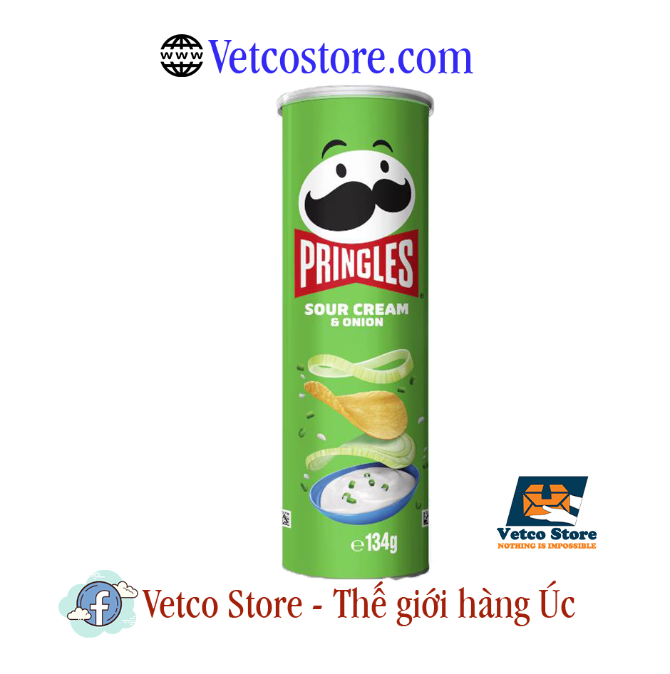 Bánh Khoai Tây Pringles Sour Cream Onion 134g4