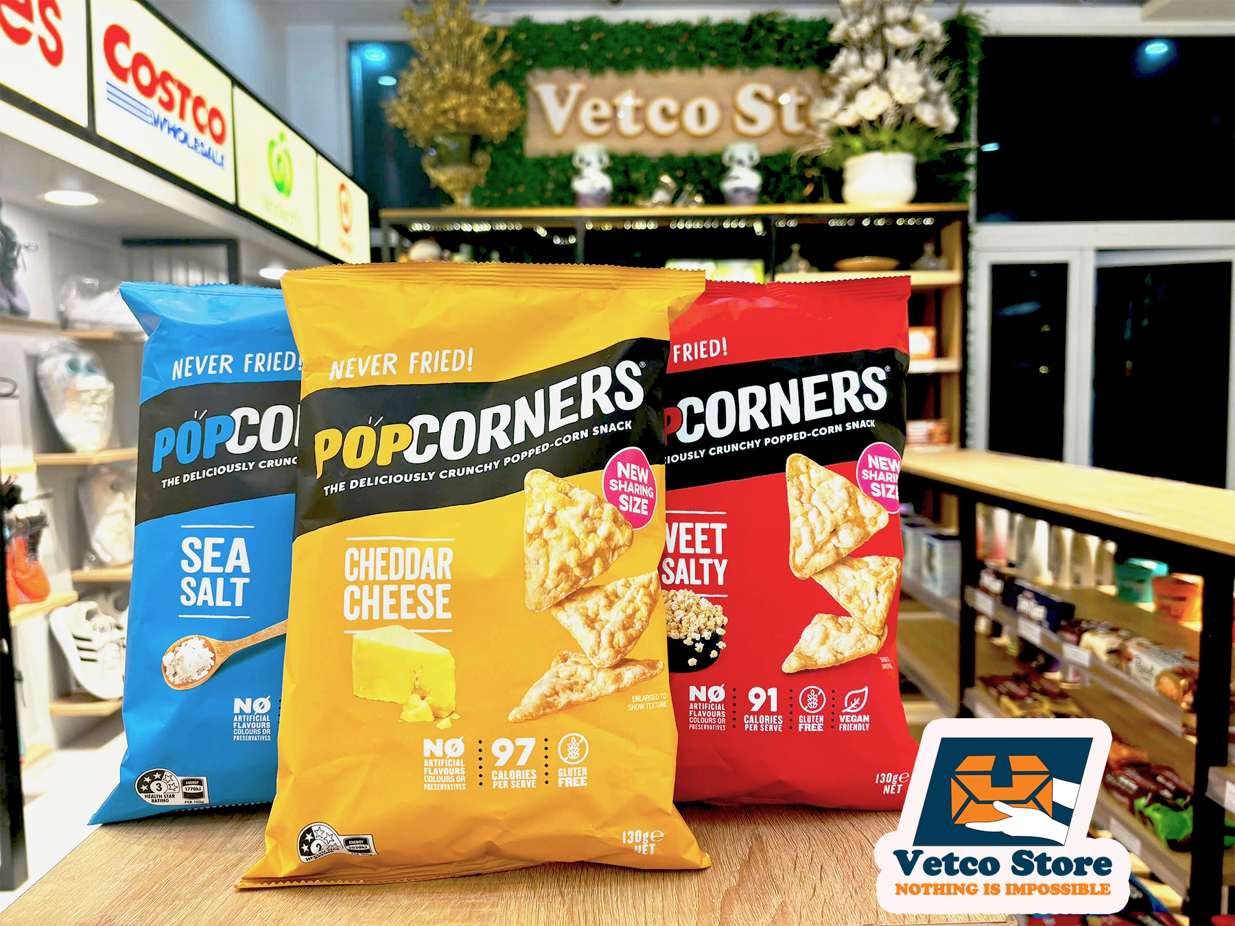 Bánh Snack Popcorner 130g2