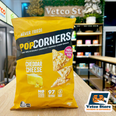 Bánh Snack Popcorners Cheddar Cheese 130g1