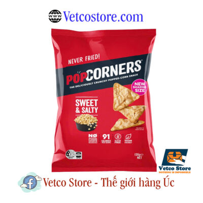Bánh Snack Popcorners Sweet Salty 130g