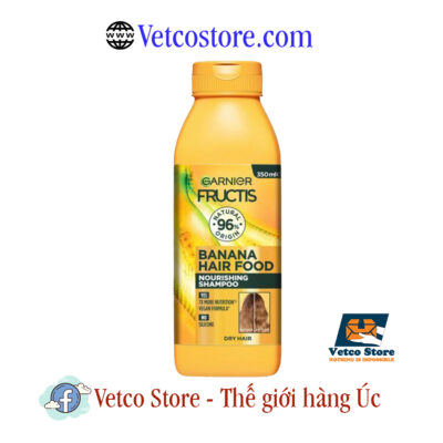 Dầu Gội Đầu Garnier Fructis Hair Food Nourishing Banana Shampoo For Dry Hair 350ml1