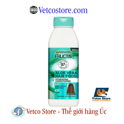 Dầu Xả Garnier Fructis Hair Food Hydrating Aloe Vera Conditioner For Normal Hair 350ml2