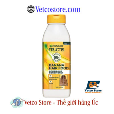 Dầu Xả Garnier Fructis Hair Food Nourishing Banana Conditioner For Dry Hair 350ml2