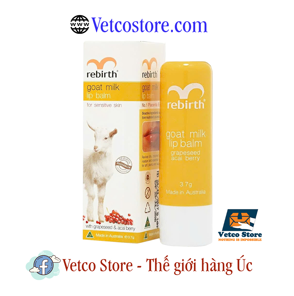 Dưỡng Môi Rebirth Goat Milk Lip Balm1