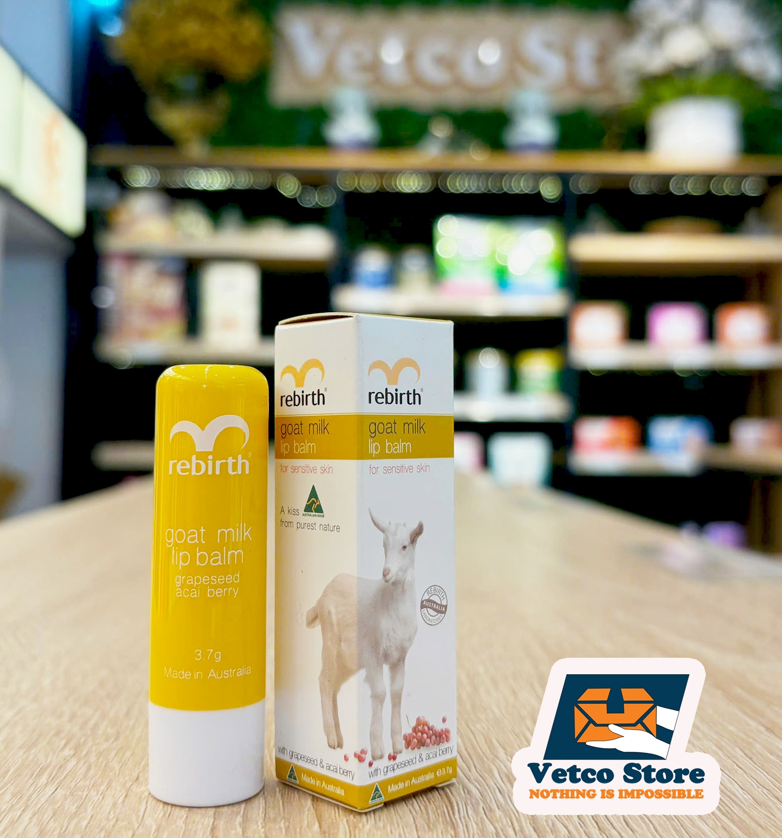 Dưỡng Môi Rebirth Goat Milk Lip Balm2