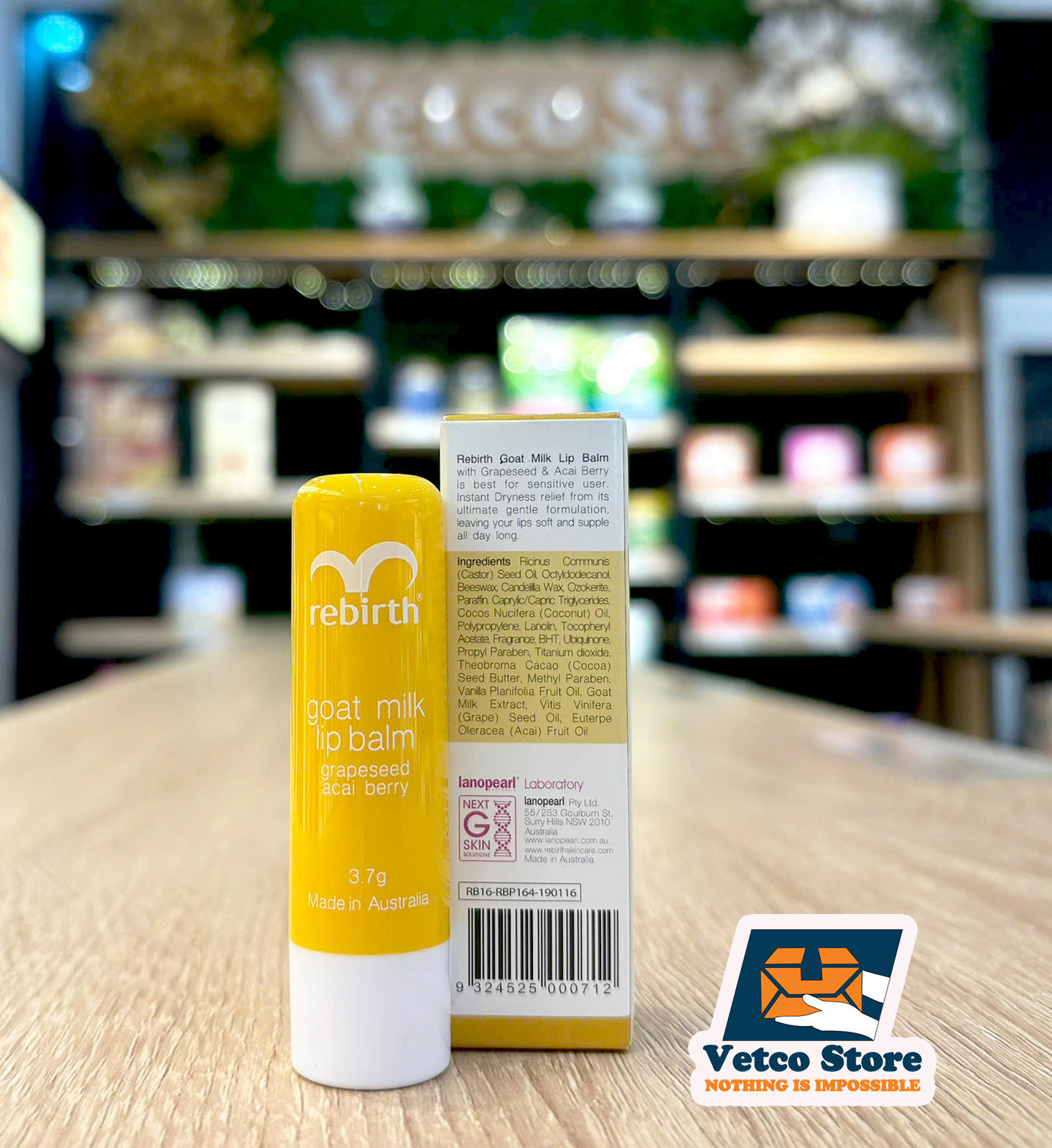 Dưỡng Môi Rebirth Goat Milk Lip Balm3