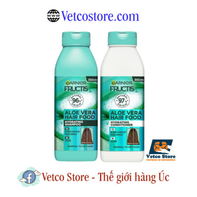 Garnier Fructis Hair Food Hydrating Aloe Vera Shampoo For Normal Hair 350ml