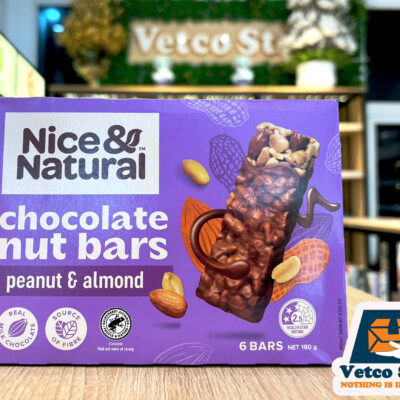 Ngũ Cốc Dạng Thanh Nice Natural Chocolate Nut Bar Peanut Almond 6 Pack2