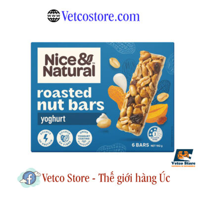 Ngũ Cốc Dạng Thanh Nice Natural Roasted Nut Bars Yoghurt192g1