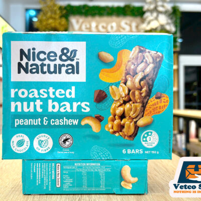 Ngũ Cốc Dạng Thanh Nice Natural Roasted Peanut Cashew Bar With Milk Chocolate Drizzle 6 Pack3