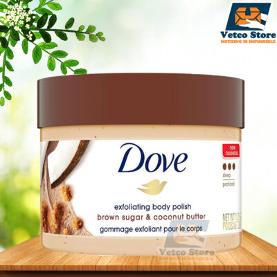 Tẩy Tế Bào Chết Dove Exfoliating Body Polish Brown Sugar & Coconut Butter 298g
