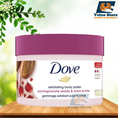 Tẩy Tế Bào Chết Dove Exfoliating Body Polish Pomegranate and Shea Butter 298g