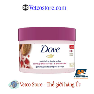 Tẩy Tế Bào Chết Dove Exfoliating Body Polish Pomegranate and Shea Butter 298g1