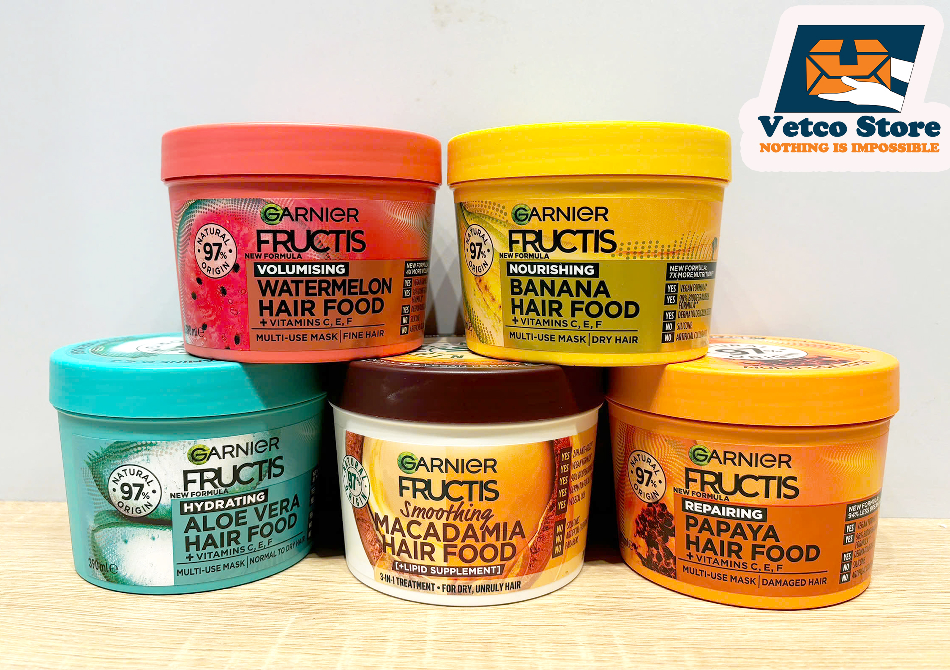 Ủ Tóc Garnier Fructis Hair Food 390ml