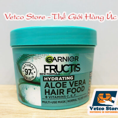 Ủ Tóc Garnier Fructis Hair Food Hydrating Aloe Vera 3in1 Mask Treatment 390ml4