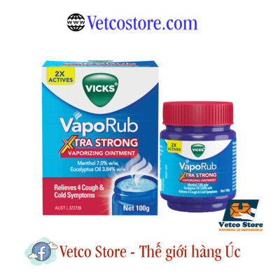 Dầu Bôi Ấm Ngực Vick Extra 100g1