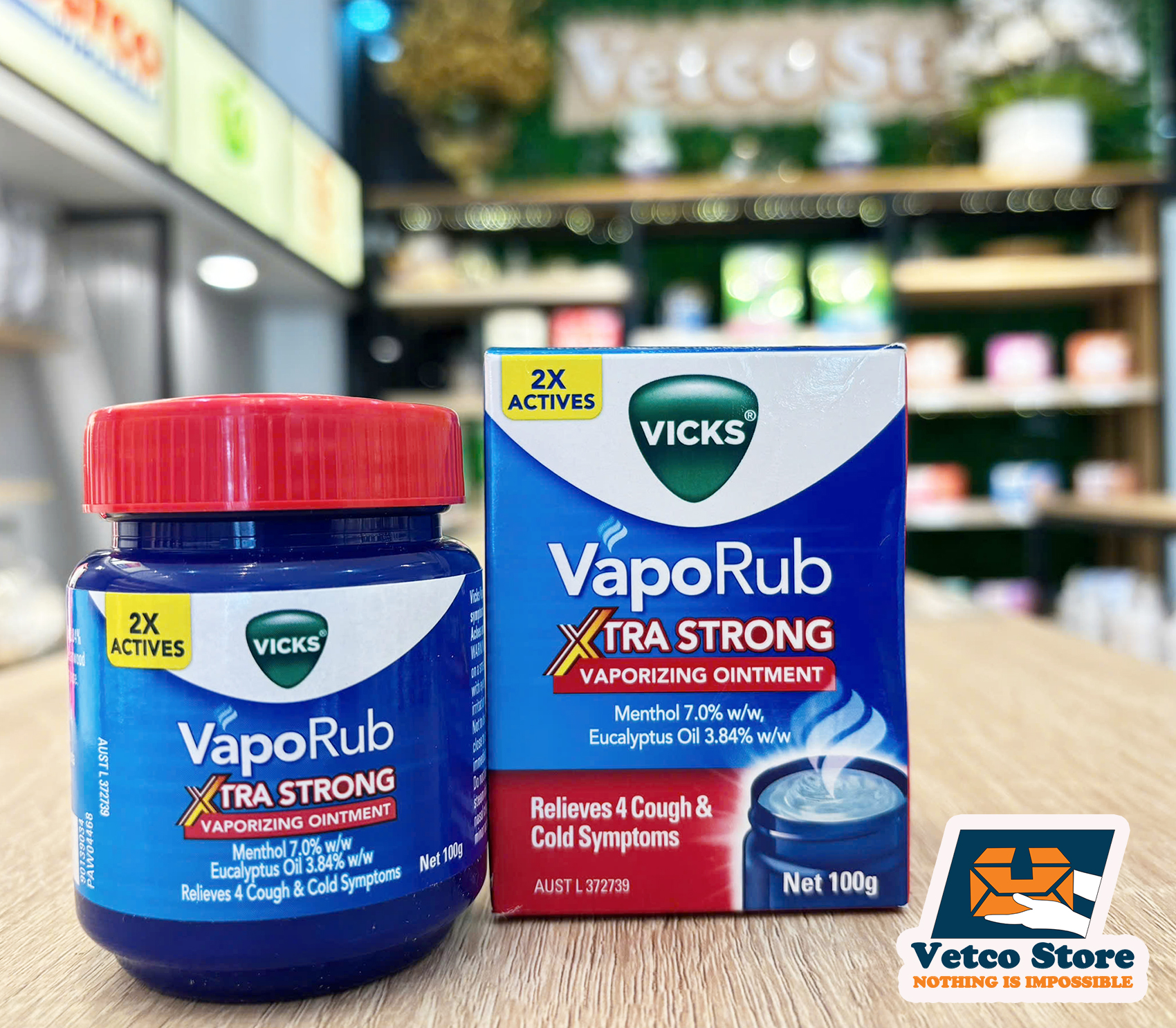 Dầu Bôi Ấm Ngực Vick Extra 100g2