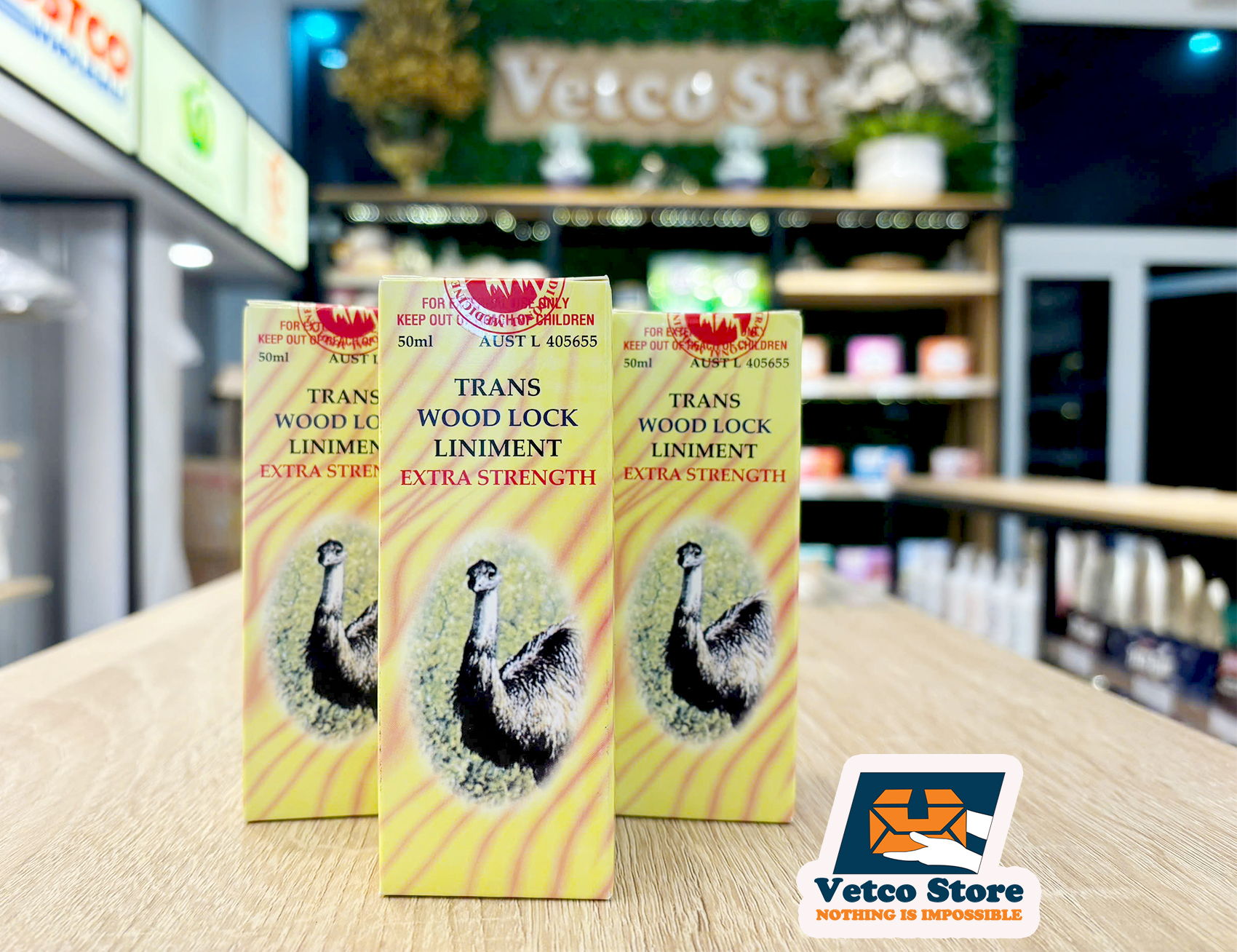 Dầu Đà Điểu Trans Wood Lock Liniment Extra Strength 50ml2