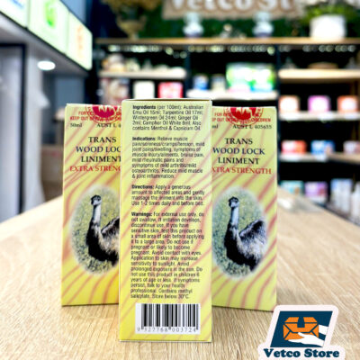 Dầu Đà Điểu Trans Wood Lock Liniment Extra Strength 50ml3