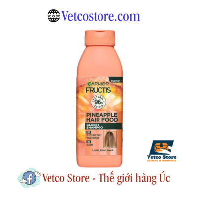 Dầu Gội Đầu Garnier Fructis Glossy Shampoo Pineapple Hair Food 350ml1